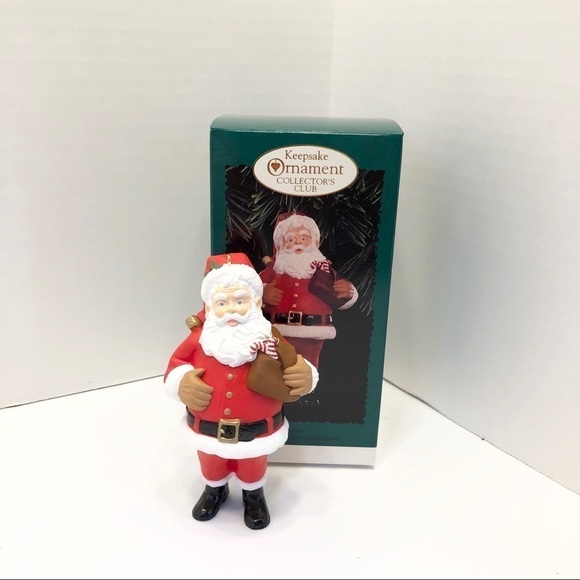1996 Hallmark Keepsake Santa Ornament - Picture 1 of 6